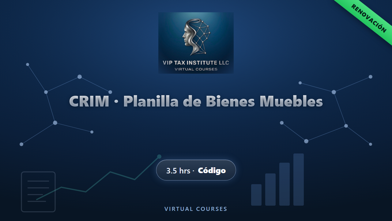 CRIM · Planilla de Bienes Muebles